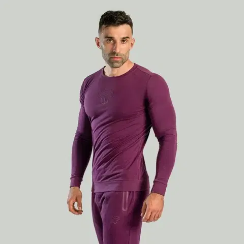 Tričká STRIX Tričko s dlhým rukávom Essential Plum  XXLXXL