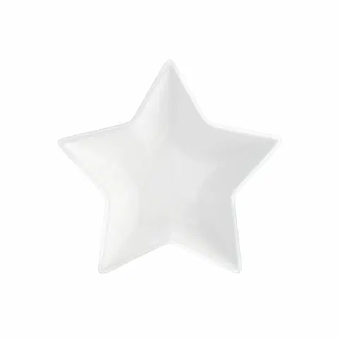 Misy a misky Altom Porcelánová miska Star, 19 x 18 x 5,5 cm, biela