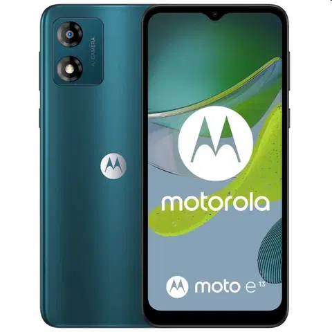 Mobilné telefóny Motorola Moto E13, 2/64GB, Aurora Green