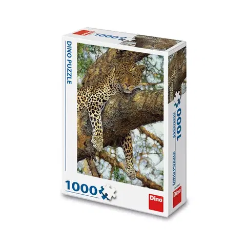 1000 dielikov Dino Toys Puzzle Leopard škvrnitý 1000 Dino