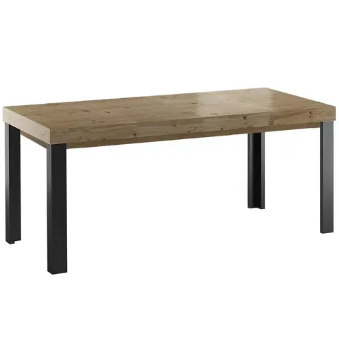Jedálenské stoly Rozkladací stôl St-20 180/380x100cm dub uzlovitý
