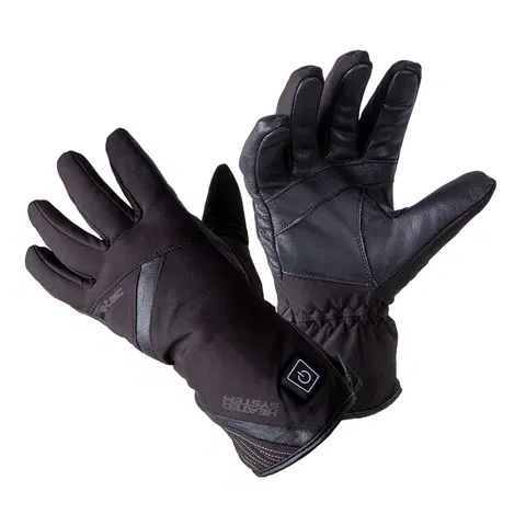 Zimné rukavice Vyhrievané moto a lyžiarske rukavice W-TEC HEATnoir čierna - XS