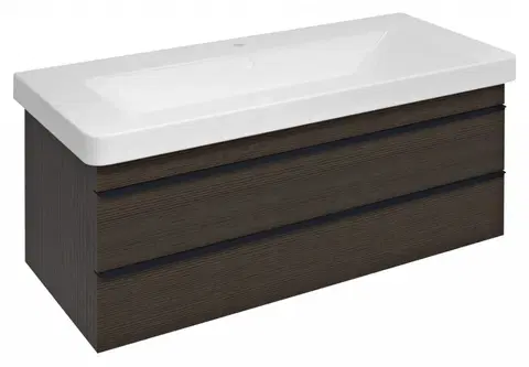 Kúpeľňa SAPHO - SITIA umývadlová skrinka 101,4x50x44,2cm, 2x zásuvka, borovica rustik SI105-1616
