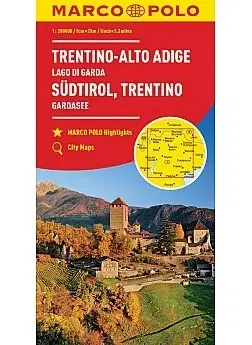 Európa Itálie, Südtirol, Trentino mapa 1:200T