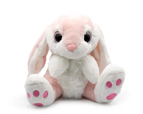 Plyšové a textilné zvieratká BARRADO BARRADO Zajačik ružový plyšová hračka 20cm