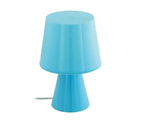 Lampy Eglo Eglo 96909 - Stolná lampa MONTALBO 1xE14/40W/230V modrá 