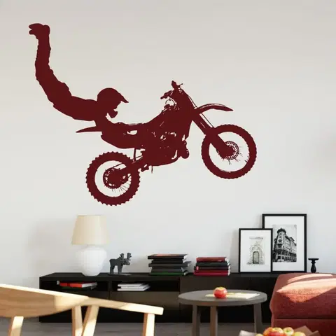 Nálepky na stenu Nálepky na stenu - Motocyklista
