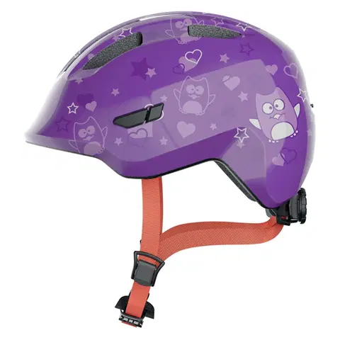 Helmy a prilby na in-line Detská cyklo prilba Abus Smiley 3.0 Purple Star - S (45-50)