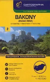 Geografia - ostatné Bakony (északi rész) 1 : 40 000 - Turistatérkép
