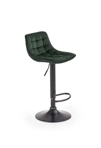 Barové stoličky Barová stolička H-95 Halmar Tmavo zelená