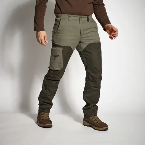 mikiny Poľovnícke nohavice Renfort 520 vystužené dvojfarebné - zelené