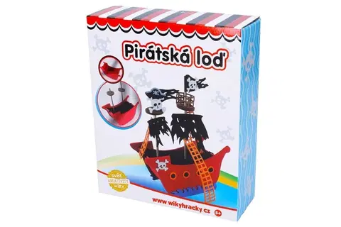 Kreatívne a výtvarné hračky WIKY - Kreatívna sada Pirátska loď