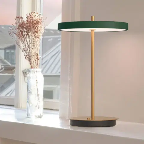 Stolové lampy UMAGE UMAGE Asteria Move stolová LED lampa, zelená