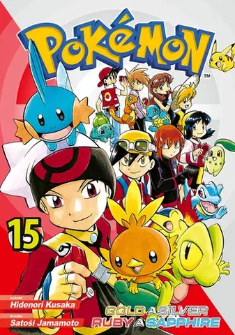 Manga Pokémon Gold a Silver 15: Ruby a Sapphire - Hidenori Kusaka,Satoši Jamamoto
