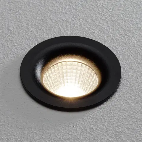 Zapustené svietidlá Arcchio Arcchio Fortio zabudované LED 3000K 30° čierna