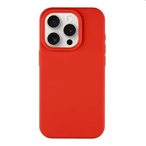 Puzdrá na mobilné telefóny Zadný kryt Tactical Velvet Smoothie pre Apple iPhone 15 Pro, červená 57983116024