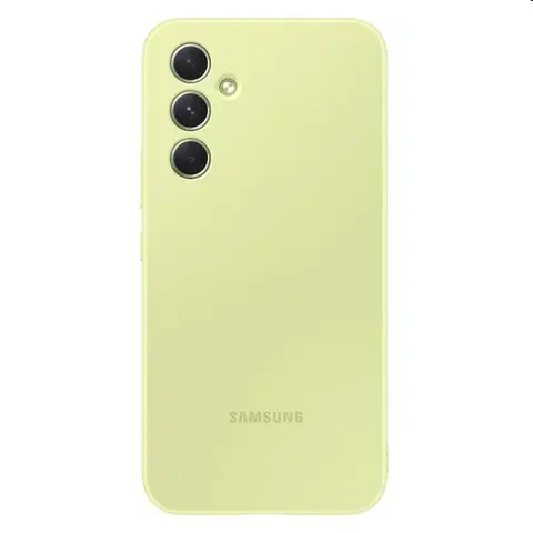 Puzdrá na mobilné telefóny Zadný kryt Silicone Cover pre Samsung Galaxy A54 5G, limetková EF-PA546TGEGWW