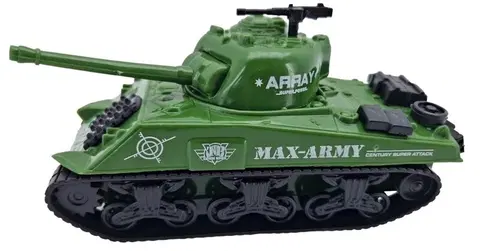 Hračky - dopravné stroje a traktory LAMPS - Tank Sherman na zotrvačník 18cm