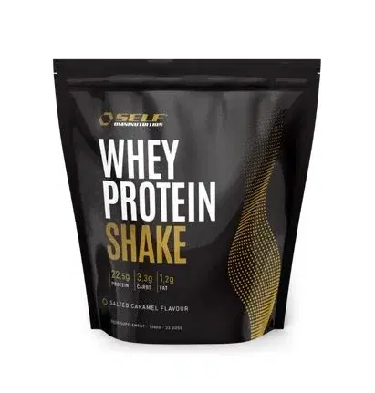 Proteíny 76 - 85 % Whey Protein Shake - Self OmniNutrition 1000 g Jahoda