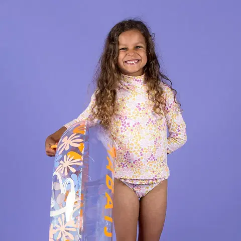 surf Detské tričko s dlhým rukávom a UV ochranou s potlačou Pantai