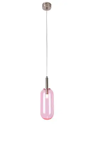 LED osvetlenie Závesná lampa FIUGGI LED Candellux Ružová