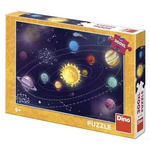 XL dieliky Dino Toys Puzzle Detská slnečná sústava 300 XL Dino