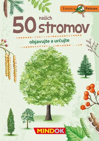 Spoločenské hry Mindok Hra Expedícia príroda: 50 stromov Mindok (slovenská verzia)