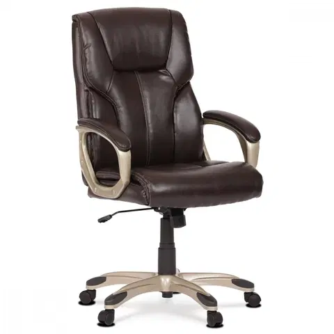 Kancelárske stoličky Kancelárske kreslo KA-N829 Autronic Hnedá