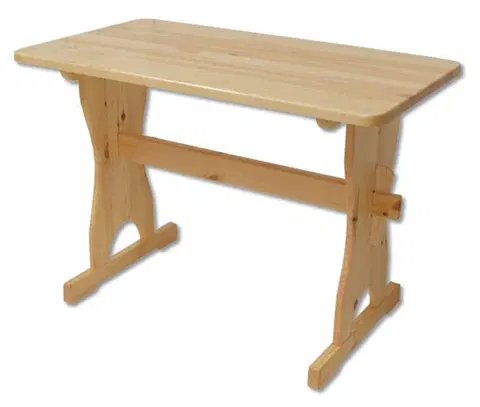 Jedálenské stoly ST103 Jedálenský stôl 120, prírodná borovica