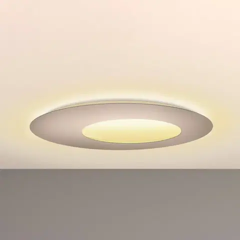 Nástenné svietidlá Escale Escale Blade Open nástenné LED svetlo taupe Ø79 cm