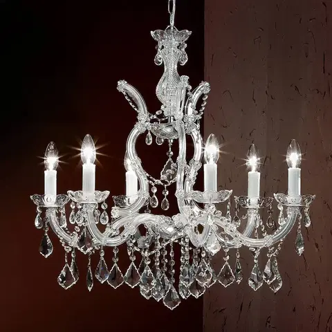 Lustre Orion Excelentný visiaci luster LILIANA, 6-plameňový