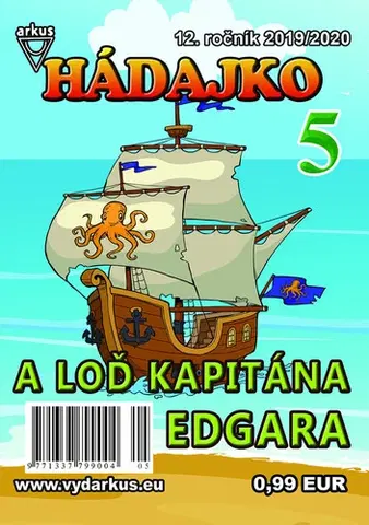 Pre deti a mládež - ostatné Hádajko 5 2020 a loď kapitána Edgara
