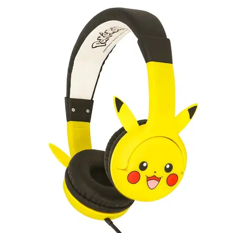 Slúchadlá Detské káblové slúchadlá OTL Technologies Pokemon Pikachu s uškami