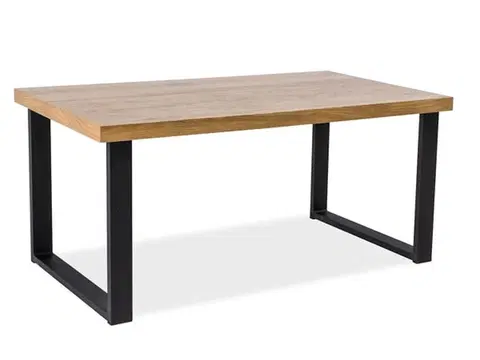 Jedálenské stoly HUMBERTO jedálenský stôl 90x150 cm, prír.dýha