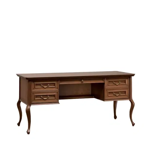 Písacie a pracovné stoly TARANKO Verona V-B1 rustikálny písací stôl hnedá (Cognac 18)