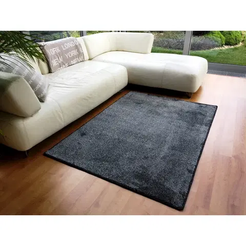 Koberce a koberčeky Vopi Kusový koberec Apollo soft antracit, 80 x 150 cm
