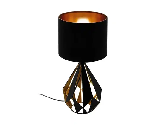 Lampy Eglo Eglo 43077 - Stolná lampa CARLTON 1xE27/60W/230V 