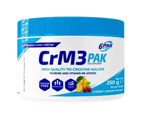 Tri-kreatín malát CrM3 PAK - 6PAK Nutrition 500 g Natural