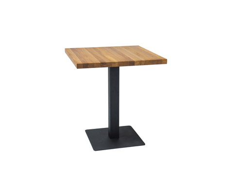 Jedálenské stoly Jedálenský stôl PURO dyha Signal 70x70x76 cm