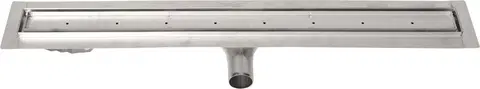 Sprchovacie kúty GELCO - MANUS PIASTRA podlahový žľab z nerezové oceli s roštom na dlaždice, L-1050, DN50 GMP86