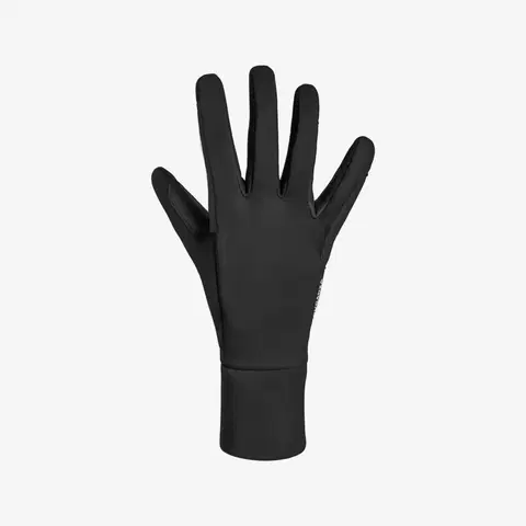 rukavice Jazdecké rukavice 100 čierne