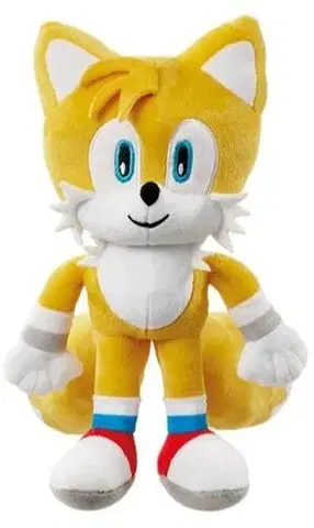 Plyšové a textilné zvieratká Plyšový Sonic Tails - žltý 28 cm