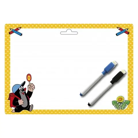 Kreatívne a výtvarné hračky JUNIOR - Stierateľná tabuľka A4 Akim - Krtko 2