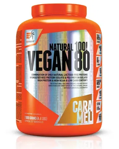 Vegánske proteíny Vegan 80 od Extrifit 2000 g Hazelnut