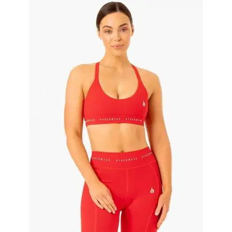 Športové podprsenky a topy Ryderwear Športová podprsenka Reflex Cross Over Red  XS