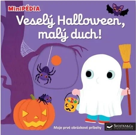 Leporelá, krabičky, puzzle knihy MiniPÉDIA Veselý Halloween, malý duch! - Nathalie Choux