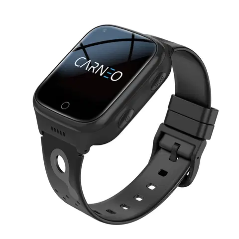 Inteligentné hodinky CARNEO GuardKid+ 4G Platinum, čierna
