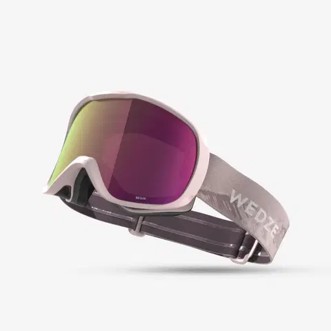 okuliare Lyžiarske/snowboardové okuliare G 500 S3 do jasného počasia ružové
