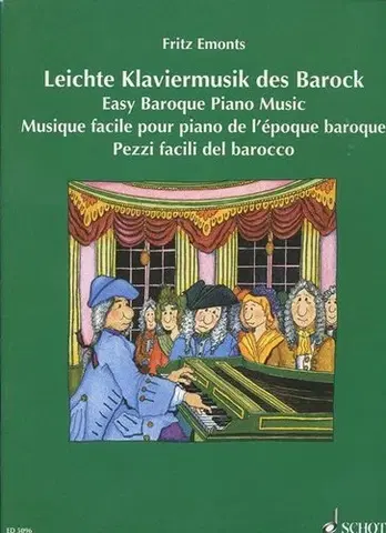 Hudba - noty, spevníky, príručky Leichte Klaviermusik des Barock - Easy Baroque Piano Music - Fritz Emonts
