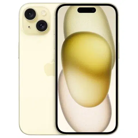 Mobilné telefóny Apple iPhone 15 256GB, žltá